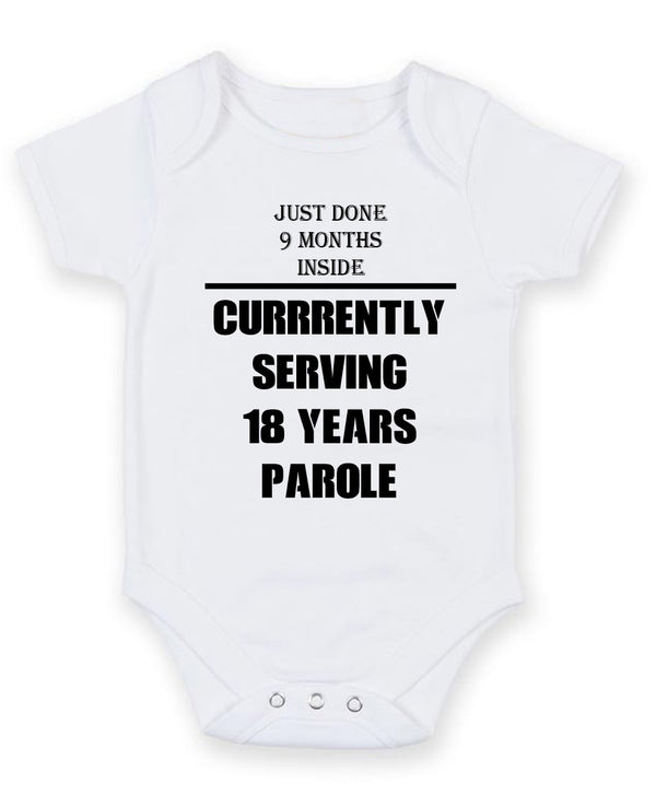 Just Done 9 Months Inside Personalised Baby Boy Girl Unisex Short Sleeve Bodysuit