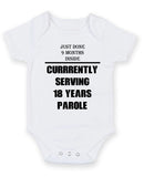 Just Done 9 Months Inside Personalised Baby Boy Girl Unisex Short Sleeve Bodysuit