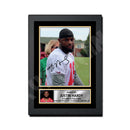 Justin Hardy 1 Limited Edition Football Signed Print - American Footballer