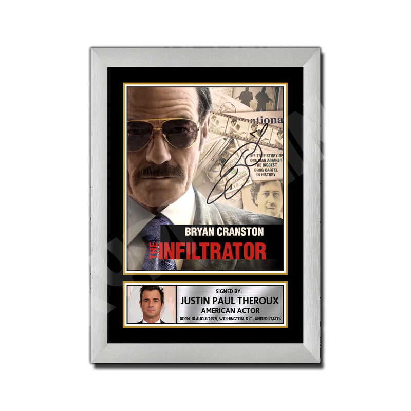 Justin Theroux 1 Limited Edition Movie Signed Print
