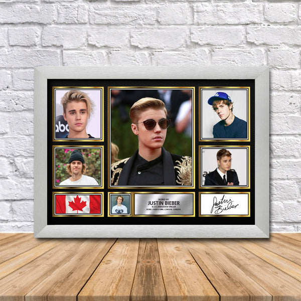 Justin Bieber Printed Signature Print