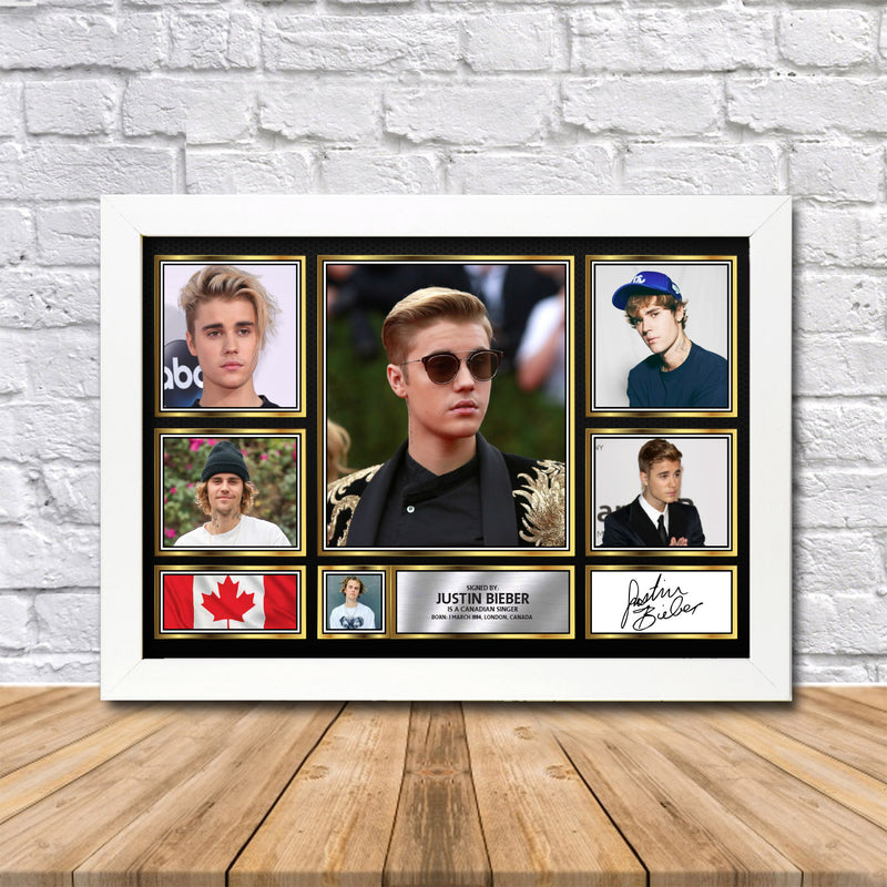 Justin Bieber Limited Edition Signed Print