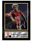 KARL HEINZ RUMMENIGGE Limited Edition Football Player Signed Print - Football