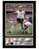 KARL HEINZ RUMMENIGGE 2 Limited Edition Football Player Signed Print - Football