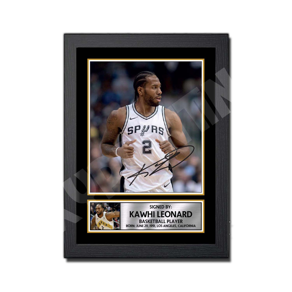 Kawhi leonard autographed basketball online