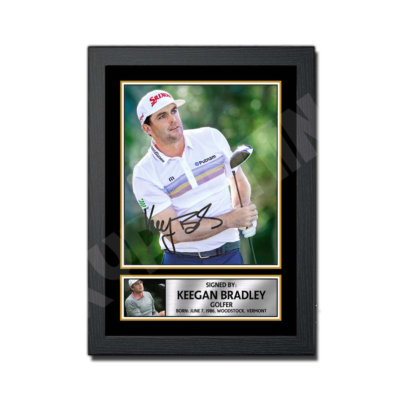 KEEGAN BRADLEY 2 Limited Edition Golfer Signed Print - Golf