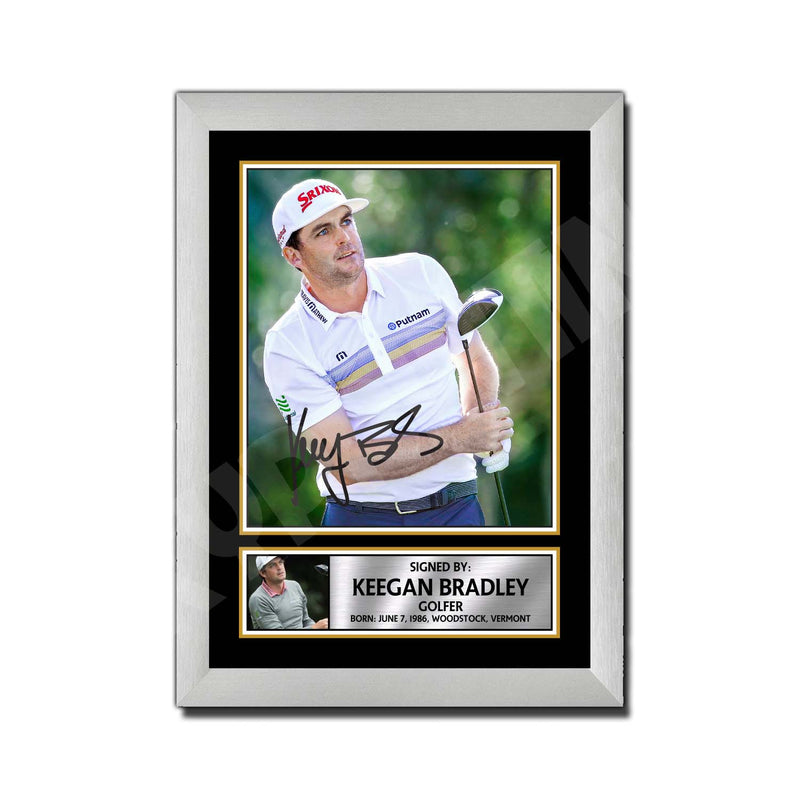 KEEGAN BRADLEY 2 Limited Edition Golfer Signed Print - Golf