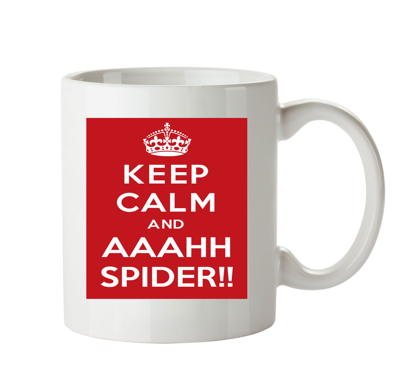KEEP CALM AND AHHHH SPIDER!! Mug