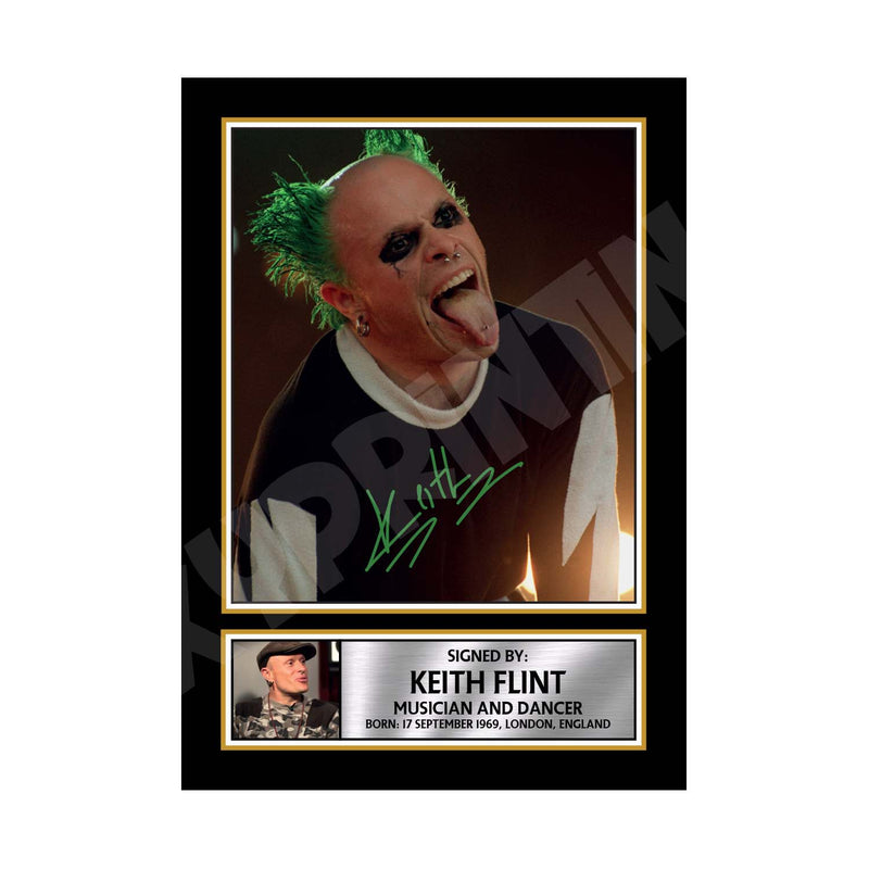 KEITH FLINT 2 Limited Edition Music Signed Print