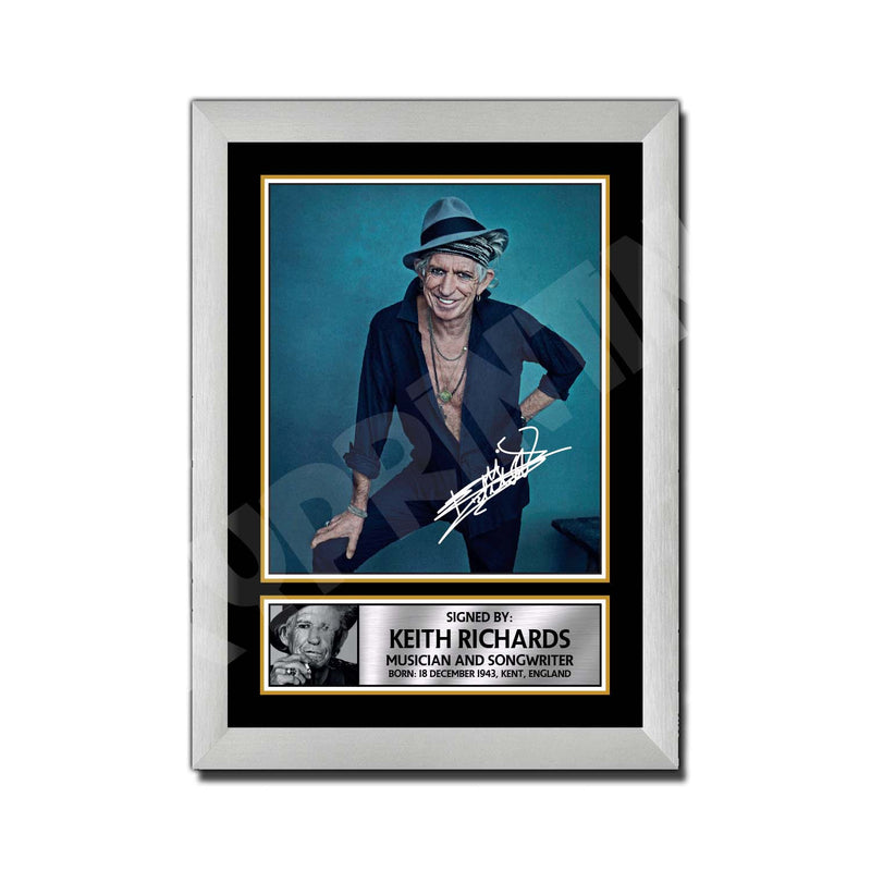 KEITH RICHARDS (1) Limited Edition Music Signed Print