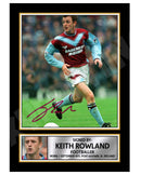 KEITH ROWLAND 2 Limited Edition Football Player Signed Print - Football