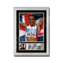 KELLY HOLMES (1) Limited Edition Athletics Signed Print - Athletic