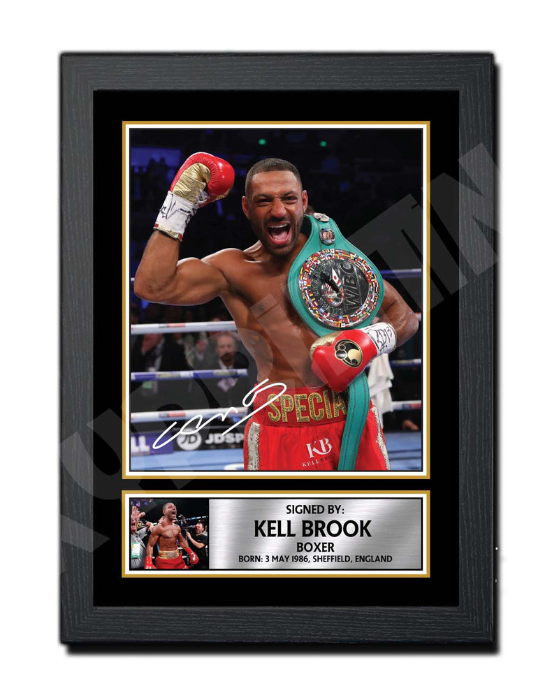 KELL BROOK 2 remake Limited Edition Boxer Signed Print - Boxing