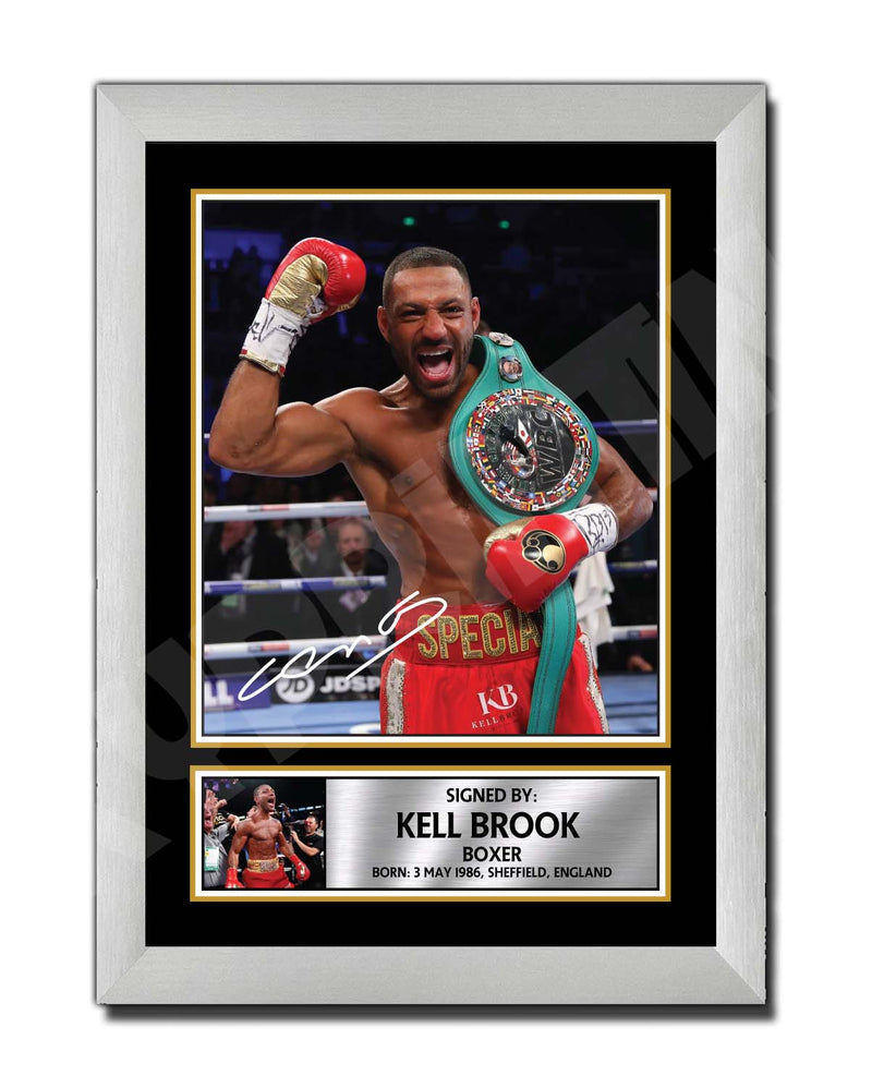 KELL BROOK 2 remake Limited Edition Boxer Signed Print - Boxing
