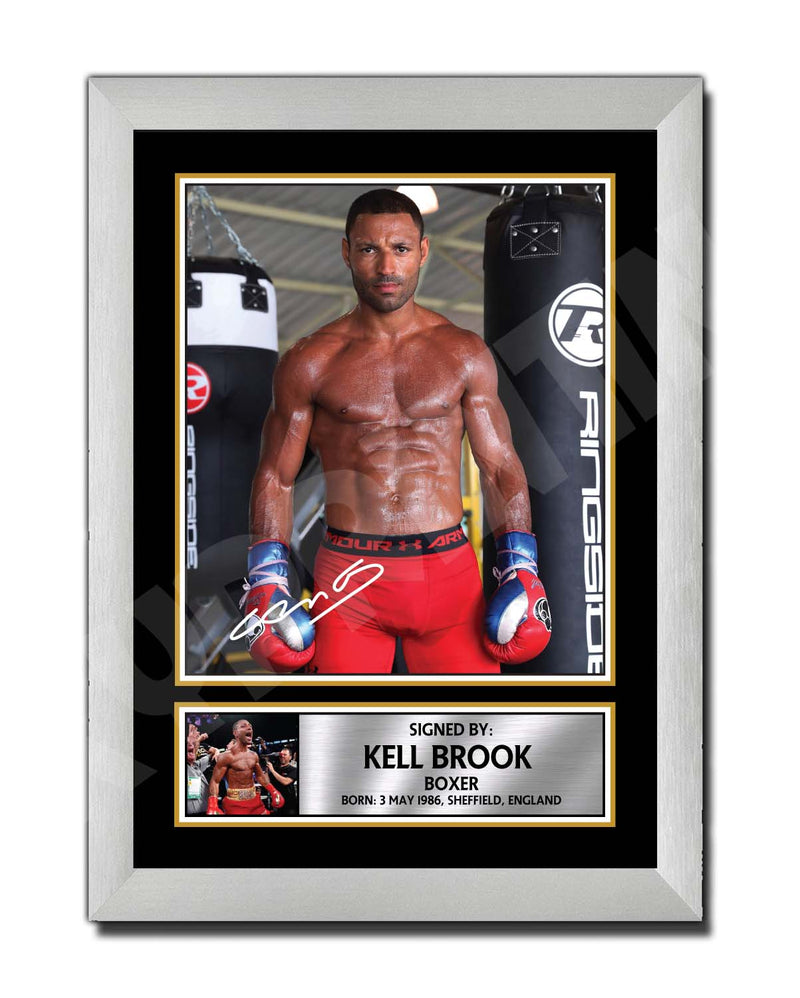KELL BROOK remake Limited Edition Boxer Signed Print - Boxing