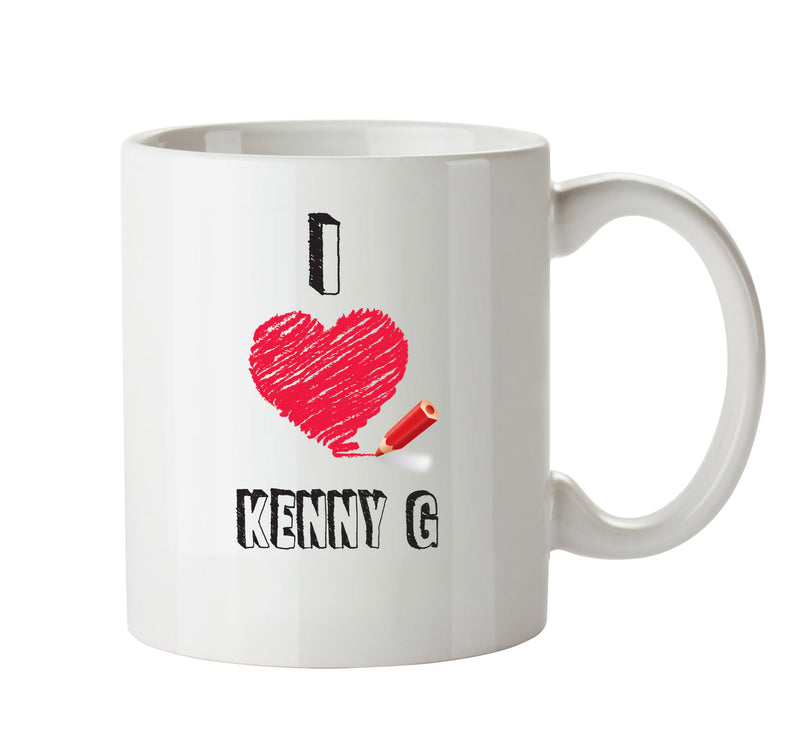 I Love KENNY G Celebrity Mug