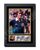 KENNY DALGLISH SCOTLAND 2 Limited Edition Football Player Signed Print - Football