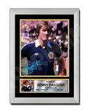 KENNY DALGLISH SCOTLAND 2 Limited Edition Football Player Signed Print - Football