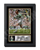 KENNY MILLER Limited Edition Football Player Signed Print - Football