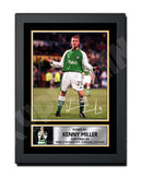 KENNY MILLER 2 Limited Edition Football Player Signed Print - Football