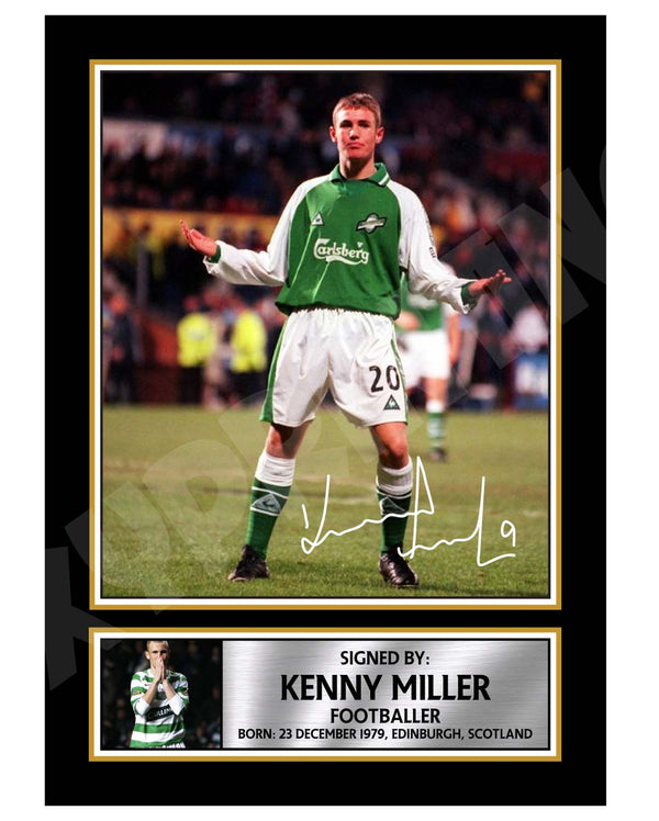 KENNY MILLER 2 Football Player Printed Signature Print