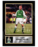 KENNY MILLER 2 Limited Edition Football Player Signed Print - Football