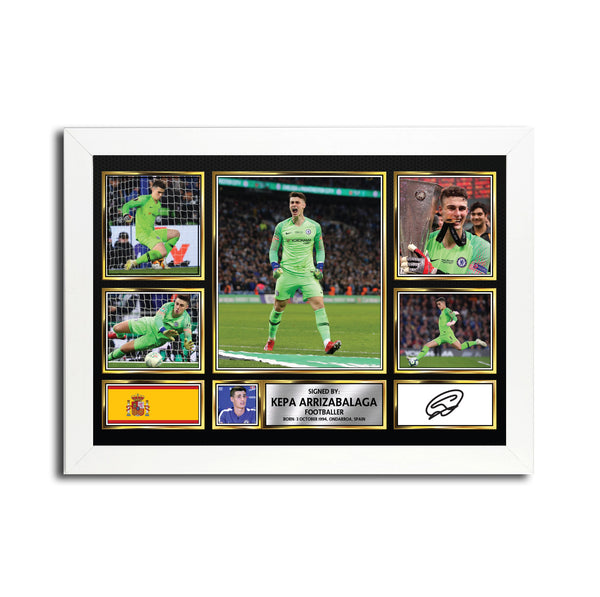 KEPA ARRIZABALAGA MC1623 Printed Signature Football Poster
