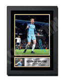 KEVIN DE BRUYNE (1) Limited Edition Football Player Signed Print - Football