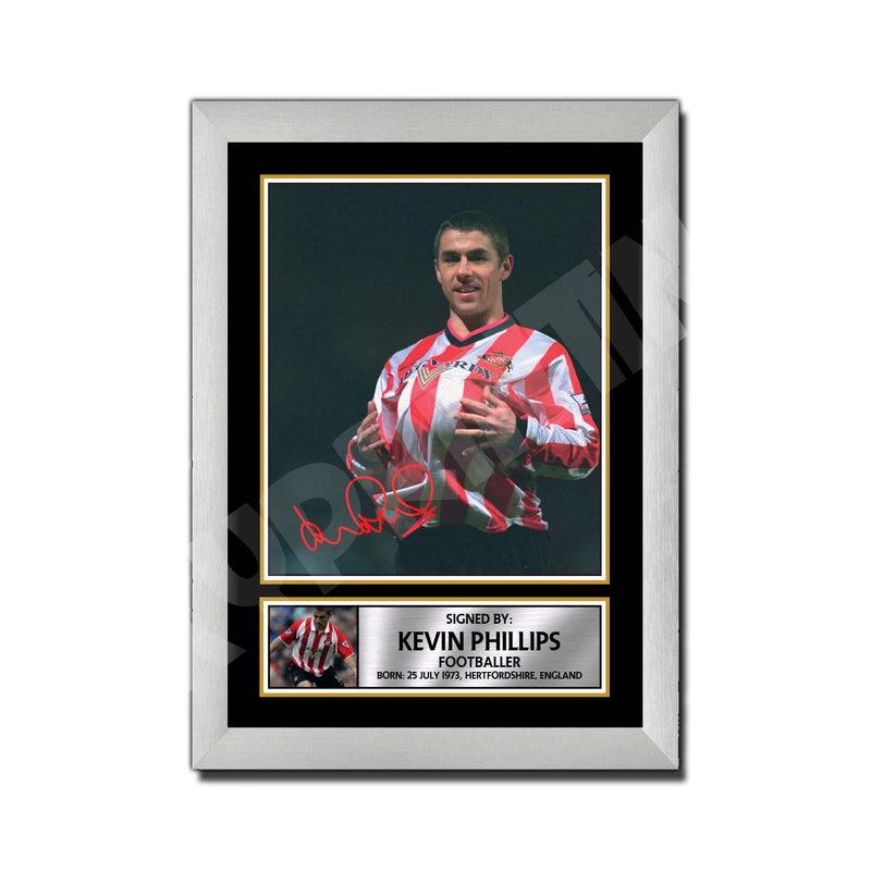 KEVIN PHILLIPS Limited Edition Football Player Signed Print - Football