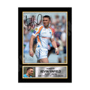 KEVIN SINFIELD 2 Limited Edition Rugby Player Signed Print - Rugby