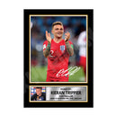 KIERAN TRIPPIER 2 Limited Edition Football Player Signed Print - Football
