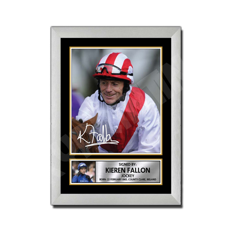 KIEREN FALLON 2 Limited Edition Horse Racer Signed Print - Horse Racing