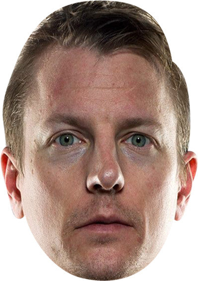 KIMI RAIKKONEN Celebrity Face Mask Fancy Dress Cardboard Costume Mask