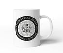 King Charles Coronation Official Black Logo Mug