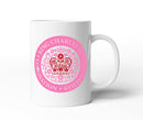 King Charles Coronation Official Pink Logo Mug
