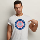 KING CHARLES CORONATION ENGLISH OFFICIAL COLOUR LOGO ADULT TEE T-SHIRT MAN