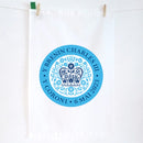 KING CHARLES OFFICIAL WELSH BLUE LOGO TEA TOWEL