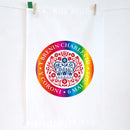 KING CHARLES OFFICIAL WELSH LGBT LOGO TEA TOWEL