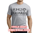 Kings Guard Black Custom Stag T-Shirt - Any Name - Party Tee