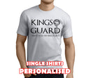 Kings Guard Black Custom Stag T-Shirt - Any Name - Party Tee
