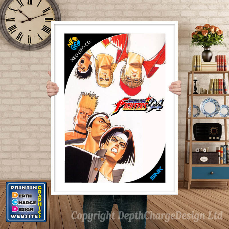 KING OF FIGHTERS 94 NEO GEO GAME INSPIRED THEME Retro Gaming Poster A4 A3 A2 Or A1