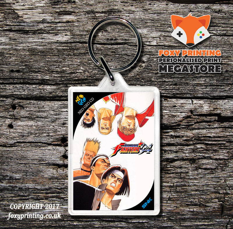 KING OF FIGHTERS 94 NEO GEO CD Game Inspired Retro Gaming Keyring