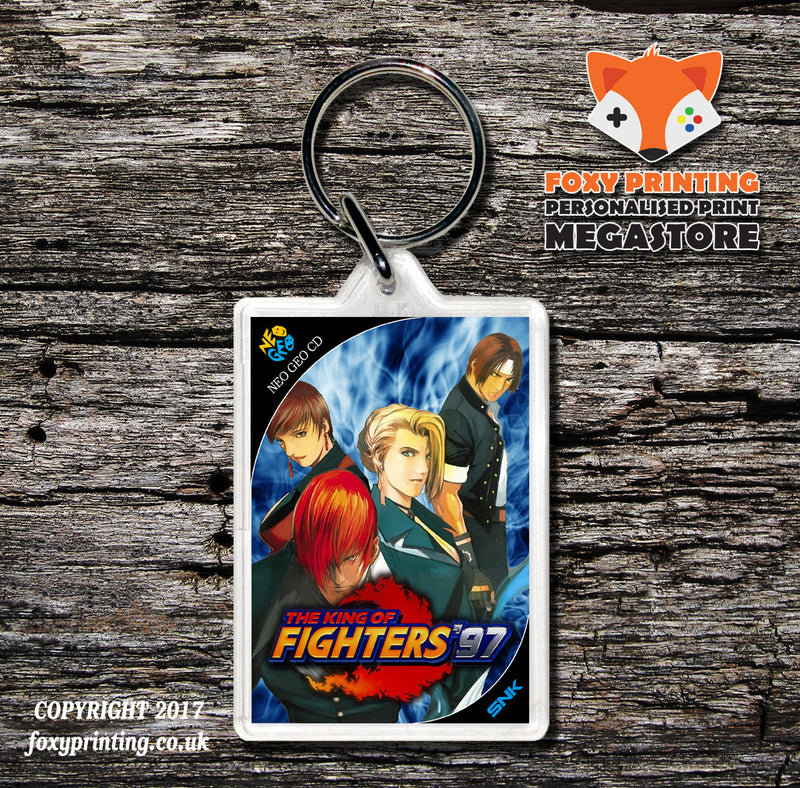 KING OF FIGHTERS 97 NEO GEO CD Game Inspired Retro Gaming Keyring