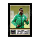 KOLO TOURE 2 Limited Edition Football Player Signed Print - Football