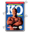 Ko Boxing George Forman Retro Nintendo NES Game Inspired Fridge Magnet 340