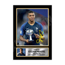 KYLIAN MBAPPE 2 Limited Edition Football Player Signed Print - Football