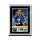 KYLIAN MBAPPE 2 Limited Edition Football Player Signed Print - Football