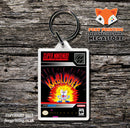 Ka-Blooey Game Inspired Retro Gaming Keyring