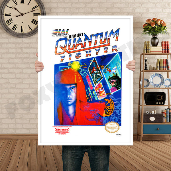 Kabuki Quantum Fighter Retro Game Inspired Theme Nintendo NES Gaming