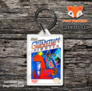 Jurassic Park Retro NES Game Cover Art Gaming Keyring